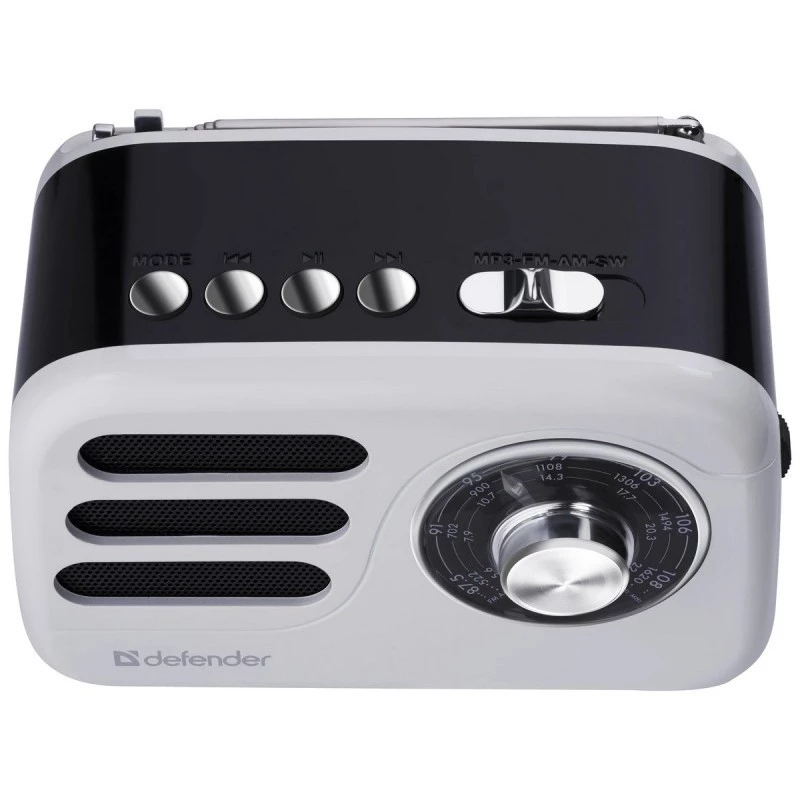 Altavoz portátil DEFENDER SIGNAL con FM/MP3/SD/USB y Bluetooth (5W, antena)