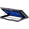 Base refrigeradora para portátil DEFENDER NS-520 para portátiles de 15,6 pulgadas, carcasa de metal, 6 ventiladores, 2x USB, iluminación