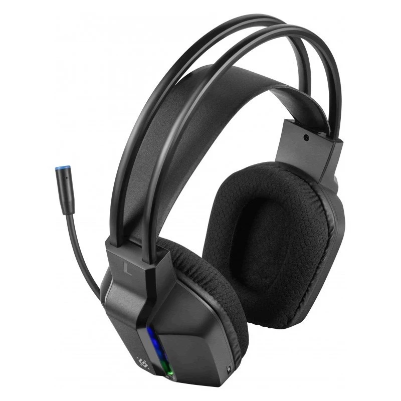 Auriculares gaming USB con cable DEFENDER GOTHIC RGB con micrófono, negros