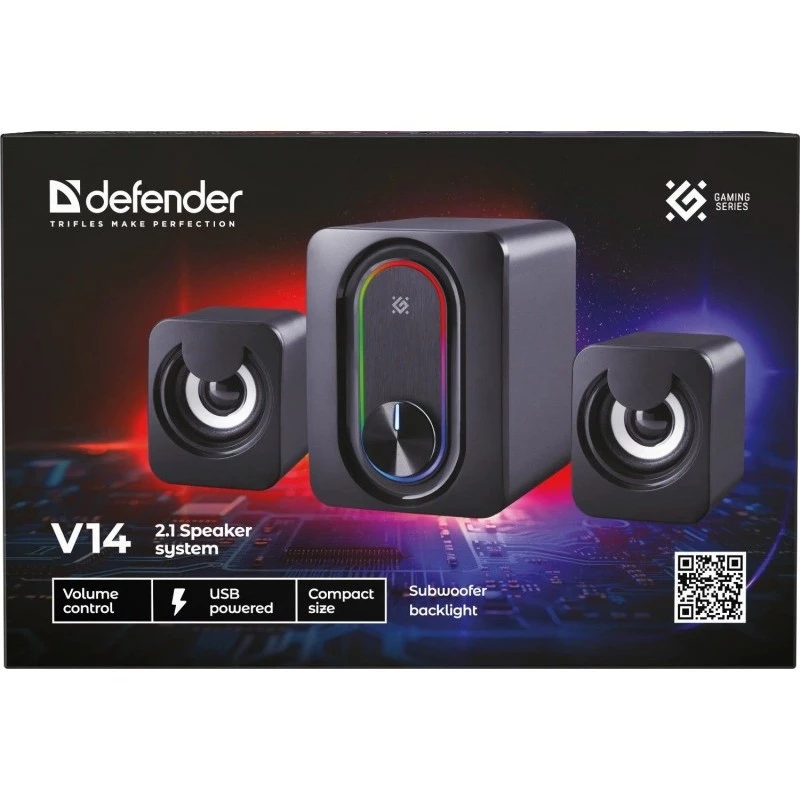 Defender V14 2.1 Altavoces para PC, 11 W, USB, Bluetooth