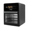 Freidora de aire GreenBlue GB950 1800W, 10 l de capacidad, 8 programas, panel táctil, temporizador, negra