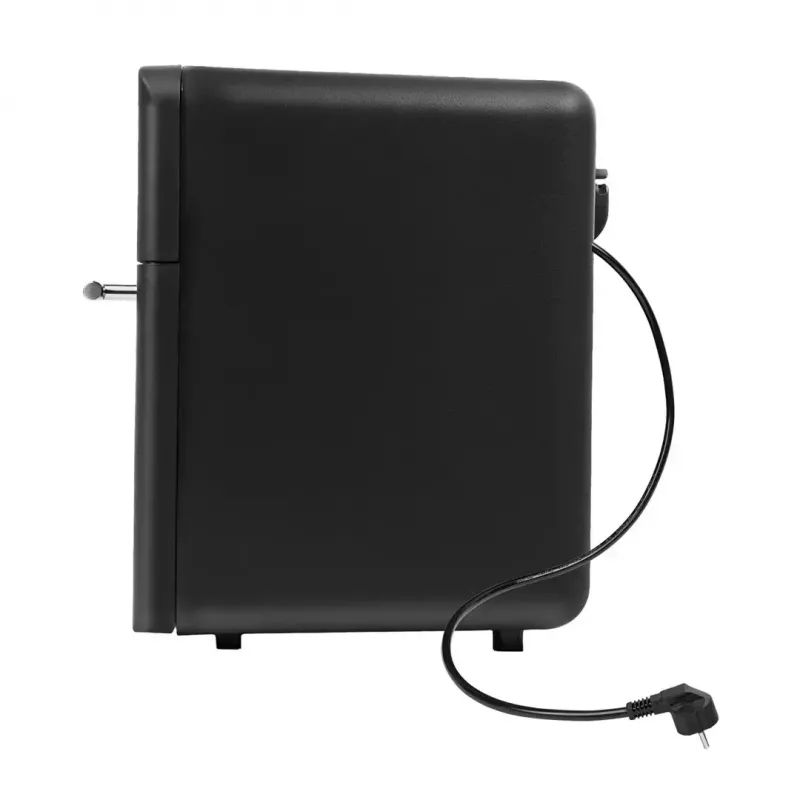 Freidora de aire GreenBlue GB950 1800W, 10 l de capacidad, 8 programas, panel táctil, temporizador, negra