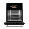 Freidora de aire GreenBlue GB950 1800W, 10 l de capacidad, 8 programas, panel táctil, temporizador, negra