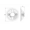 Altavoz de techo CS 606