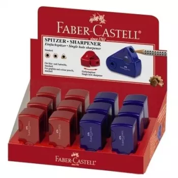 Sacapuntas Faber-Castell 182711 azul rojo
