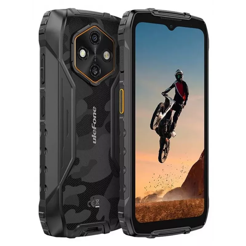 Teléfono móvil Rugking 4 PRO/8/128GB negro Ulefone