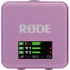 Micrófono lavalier inalámbrico Rode Wireless Go III lila 2,4 GHz diseño compacto