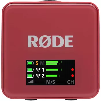 Micrófono inalámbrico Rode Wireless Go III Rosa — transmisión compacta a 2,4 GHz, modelo WIGOGEN3ROS