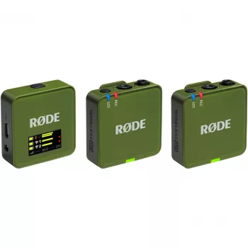 Micrófono Rode Wireless Go III verde oscuro