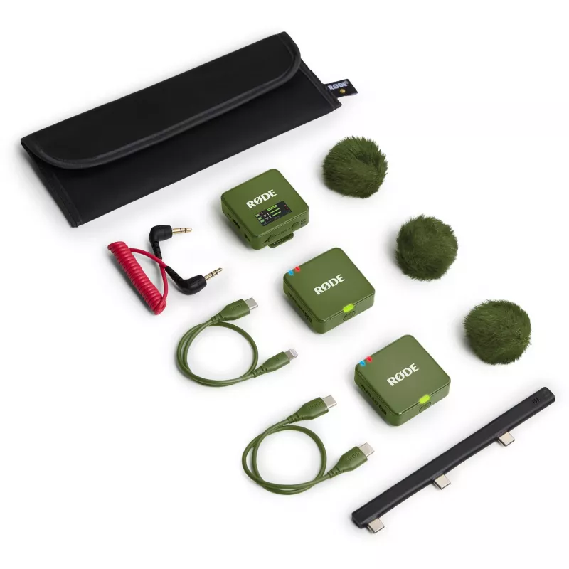 Micrófono Rode Wireless Go III verde oscuro