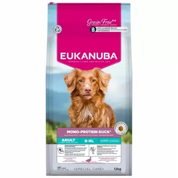 Pienso seco para perros EUKANUBA Special Care Mono-Protein Adult Duck – fórmula monoproteica, 12 kg