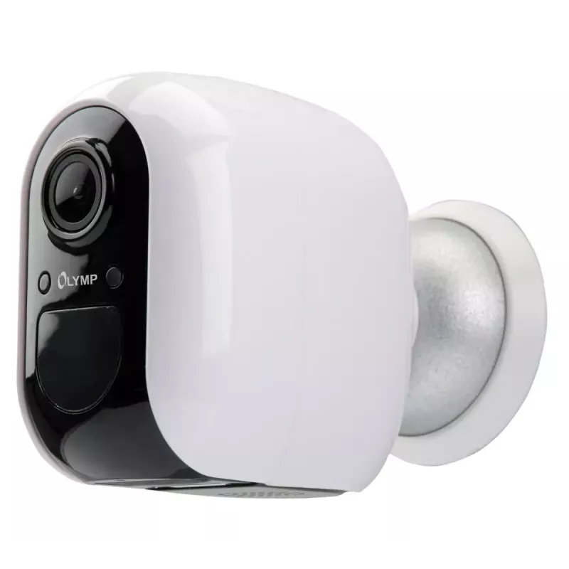 Cámara de vigilancia IP Olympia OC 1000 – interior y exterior, 1920x1080, campo de visión 120°, inalámbrica, montaje en pared, IP54