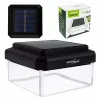 Luminaria solar LED para poste GreenBlue GB127 WW — 3200 K blanco neutro, baldaquino 80×80 mm, batería NiMH
