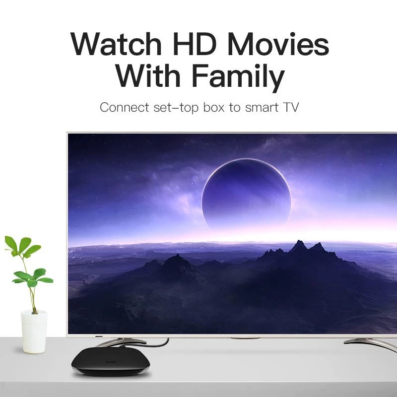 Cable HDMI a DVI 2M/SCHWARZ Abfbh Vention
