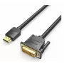 Cable HDMI a DVI 5M/SCHWARZ Abfbj Vention
