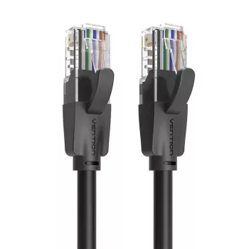 Cable de red UTP CAT6 Vention IBEBK RJ45 Ethernet 1000 Mbps 8 m (negro)