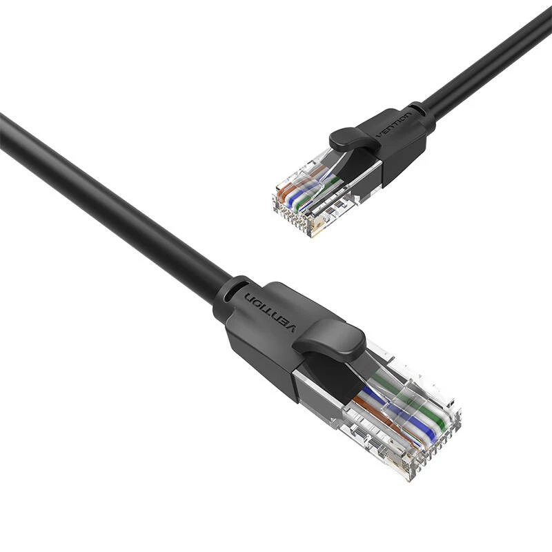 Cable de red UTP CAT6 Vention IBEBK RJ45 Ethernet 1000 Mbps 8 m (negro)