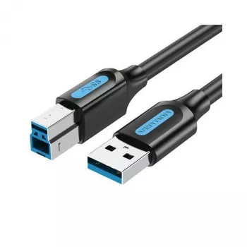 Cable USB2.0 macho a macho/2M negro Coqbh Vention