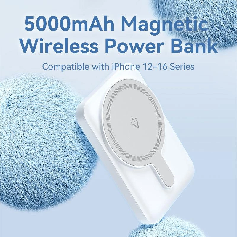 Batería externa Wrl 5000MAH 20W/MAGNETIC negra FHSB0 Vention