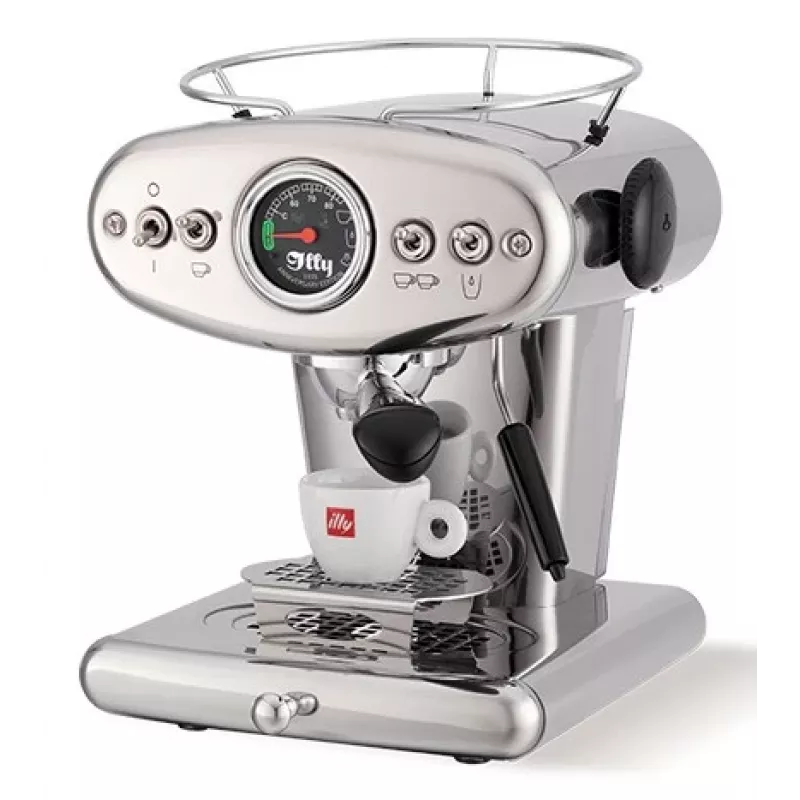 Máquina illy X1 Anniversary para café molido y cápsulas E.S.E. (acero inoxidable)