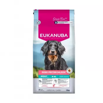 Pienso seco para perros EUKANUBA Special Care Mono-Protein Adult Salmón 12 kg