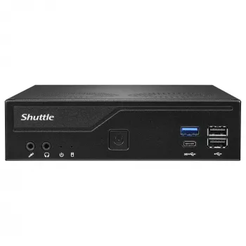 Barebone Shuttle slim DH610V2 Intel/DDR5/negro - Barebone - Intel Socket 1700 (Core i)