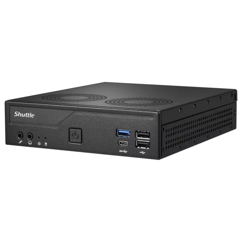 Barebone Shuttle slim DH610V2 Intel/DDR5/negro - Barebone - Intel Socket 1700 (Core i)