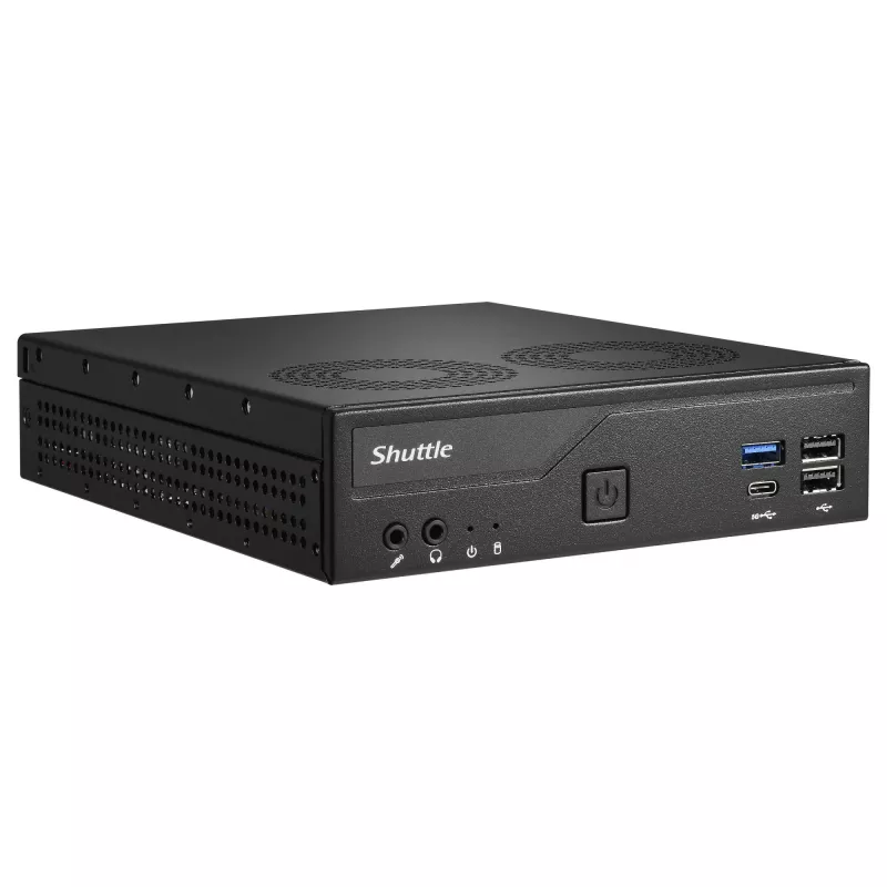 Barebone Shuttle slim DH610V2 Intel/DDR5/negro - Barebone - Intel Socket 1700 (Core i)
