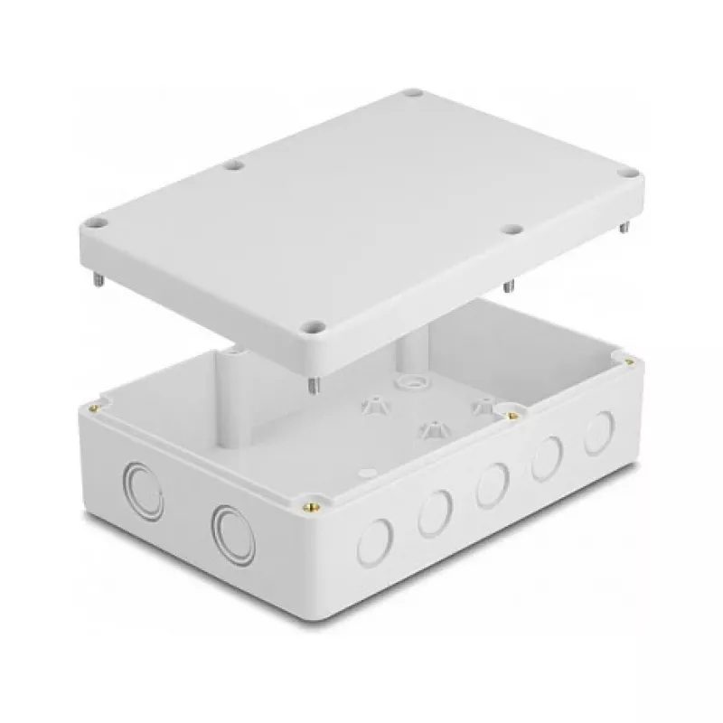 Caja de instalación DeLOCK 180x125x57 mm gris ABS para exterior