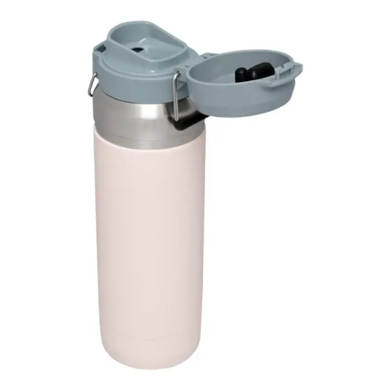 Botella de agua STANLEY Quick-Flip 1,06 L — botella térmica para llevar, rosa claro
