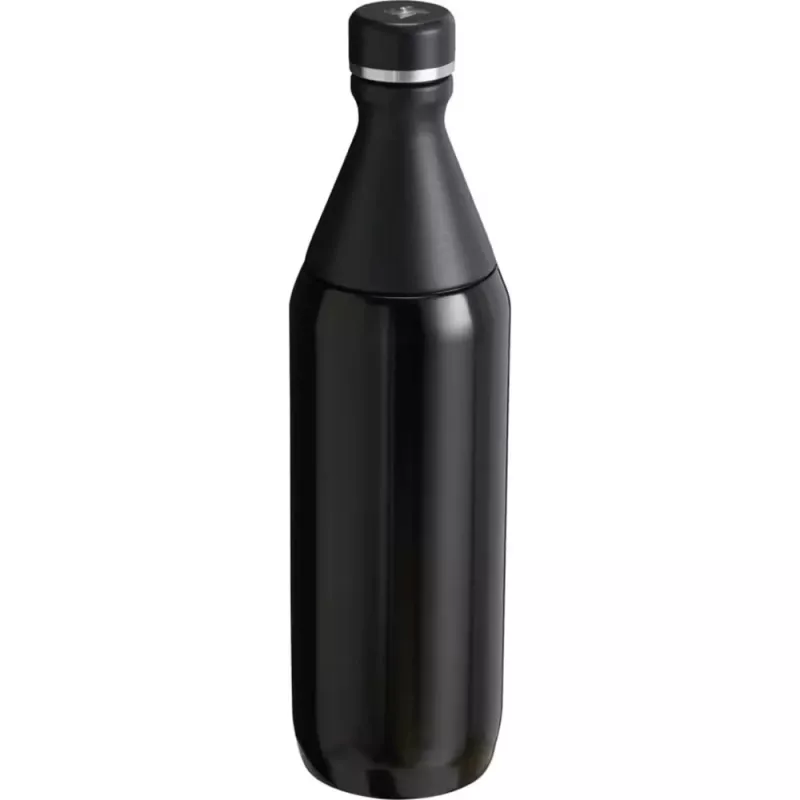 Stanley All Day Slim Botella térmica 0,6 L, acero inoxidable, negro, 10-12069-024