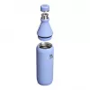 Botella térmica STANLEY All Day slim 0,6 l – acero inoxidable con aislamiento al vacío, azul hortensia