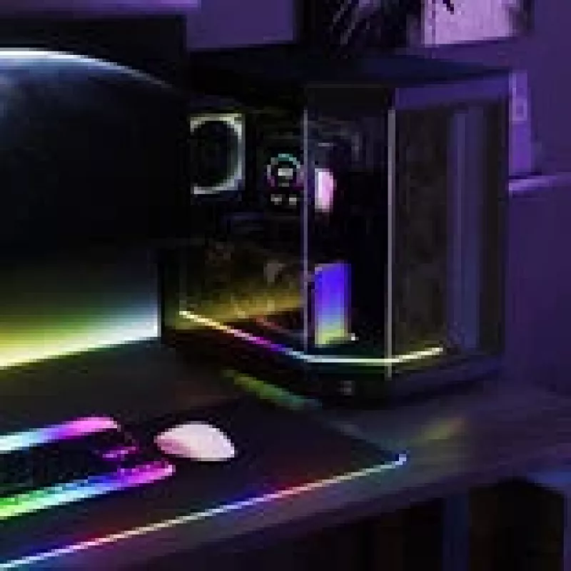 Tira LED HYTE Noodle LN70 ARGB 70 cm, negro