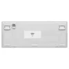 Teclado inalámbrico mecánico compacto Cherry XTRFY K33 75% QWERTZ alemán blanco USB + RF + Bluetooth RGB