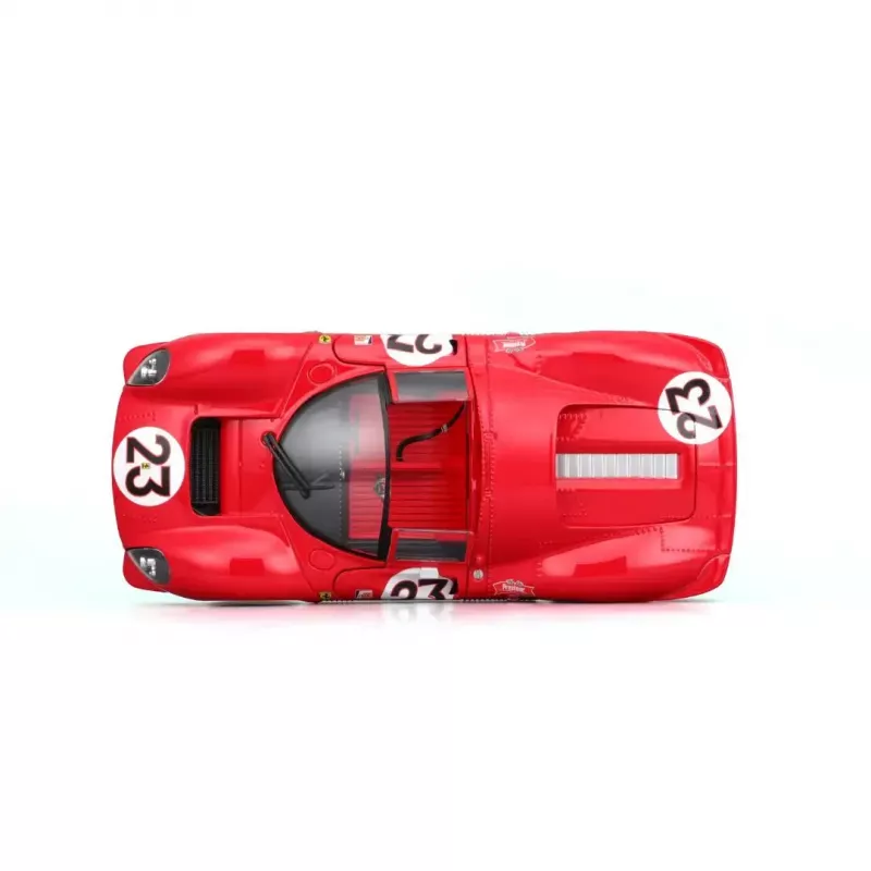 Modelo de supercoche Bburago Ferrari 330 P4 Daytona, premontado a escala 1:24