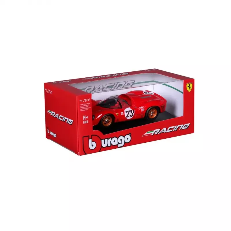 Modelo de supercoche Bburago Ferrari 330 P4 Daytona, premontado a escala 1:24