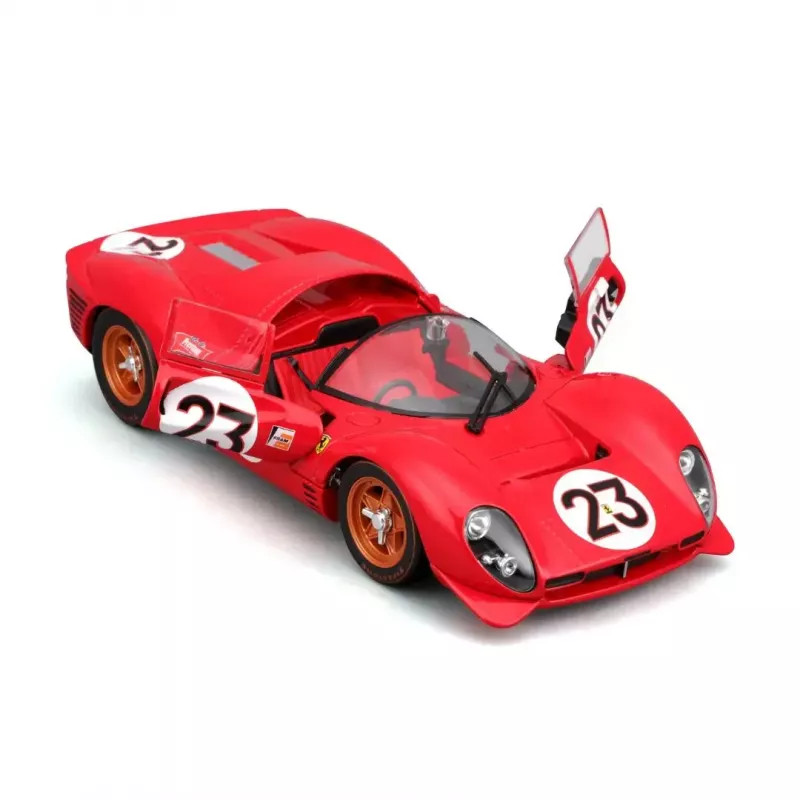 Modelo de supercoche Bburago Ferrari 330 P4 Daytona, premontado a escala 1:24