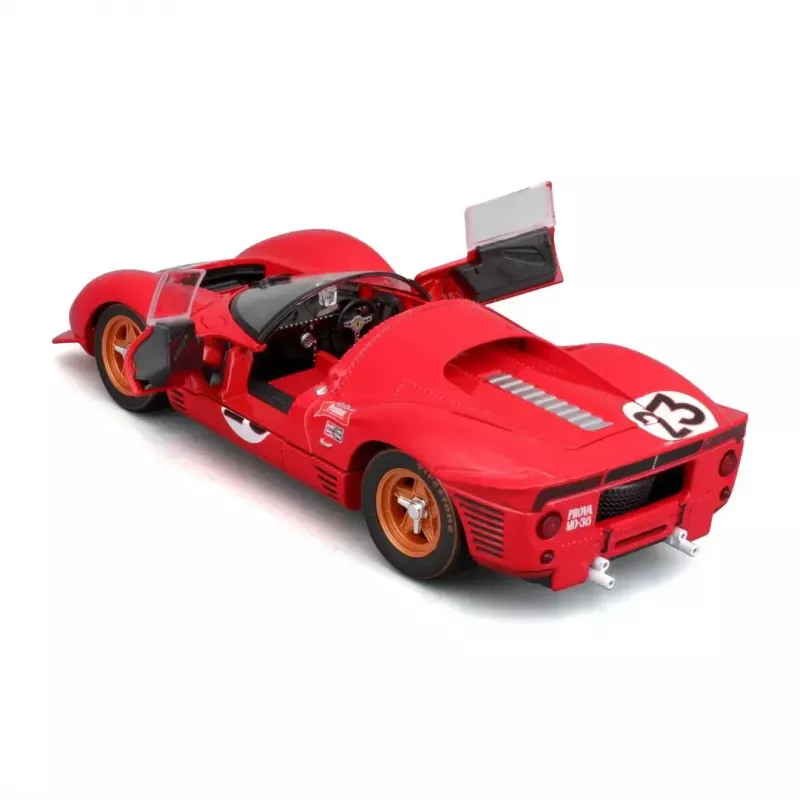 Modelo de supercoche Bburago Ferrari 330 P4 Daytona, premontado a escala 1:24