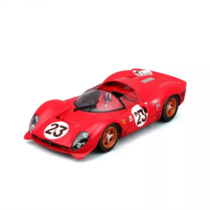 Modelo de supercoche Bburago Ferrari 330 P4 Daytona, premontado a escala 1:24