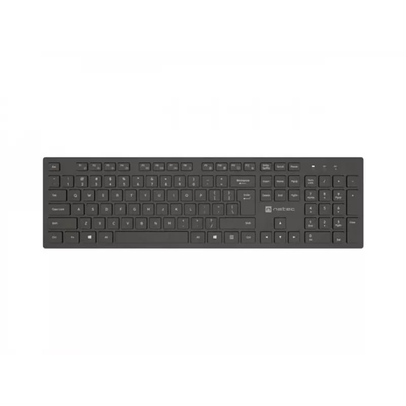 Teclado NATEC HERRING Wireless 2.4 GHz delgado layout US