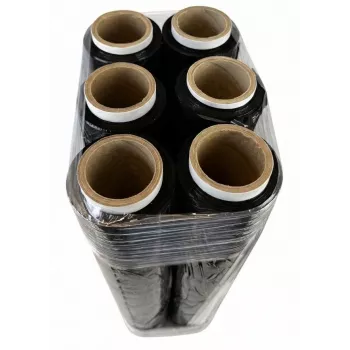Film estirable negro 23mic 1,5kg x 6 BOX