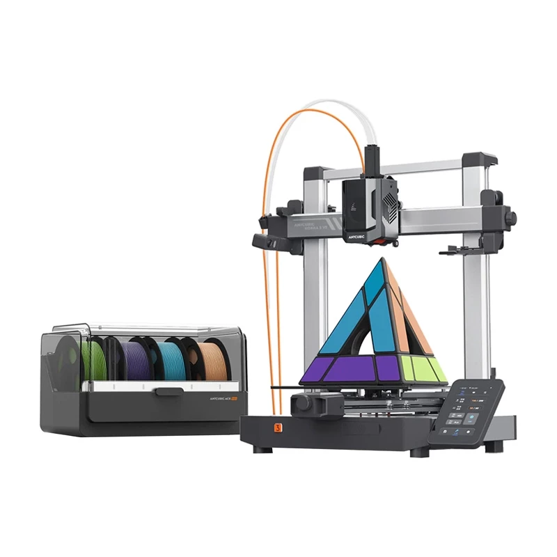 Impresora 3D AnyCubic Kobra 3 V2 Combo K3VC-IP-O — Volumen de impresión 300×300×350 mm