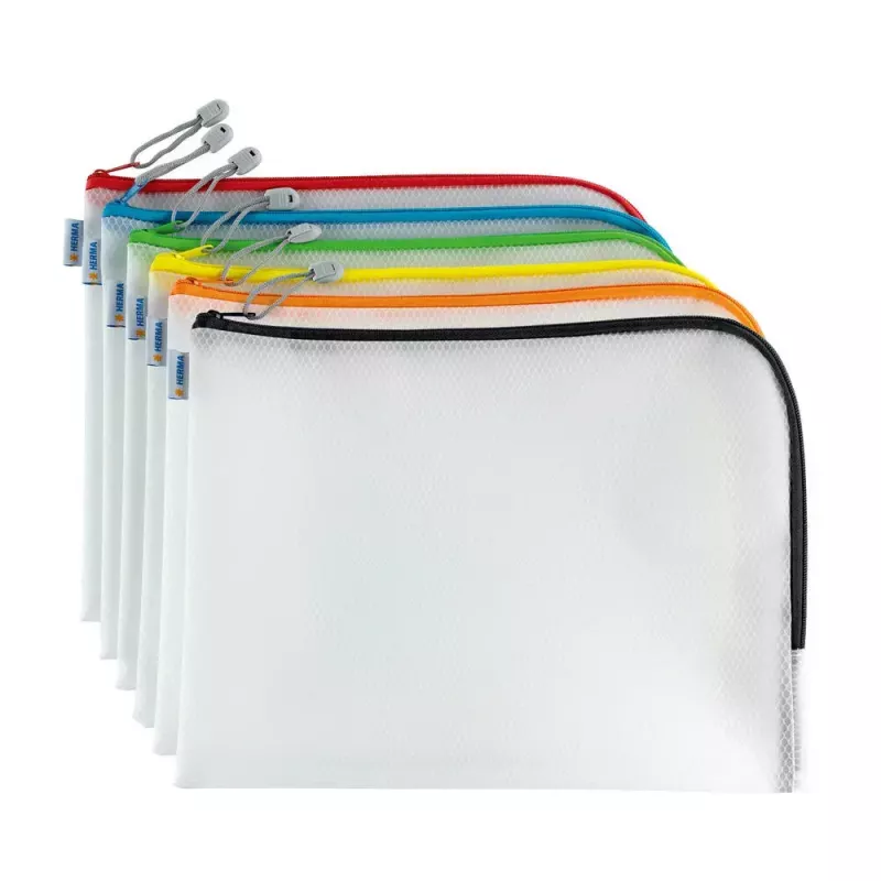 Cartera de viaje Herma Universal Bag Case 23x11 cm negra, material EVA, portatarjetas y documentos