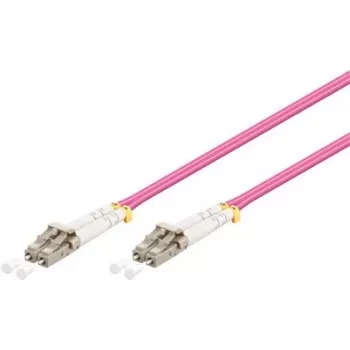Cable de fibra óptica InfiniBand LC SC rosa Goobay 95944