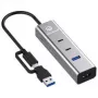 Hub USB GrauGear G-HUB2A2C1-PD 4 puertos PD — 2x USB-C, 2x USB-A