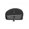 Ratón láser con cable NATEC Hawk 2, negro, hasta 2400 DPI