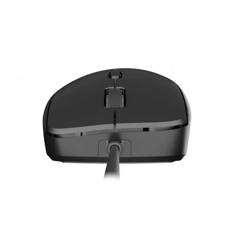 Ratón láser con cable NATEC Hawk 2, negro, hasta 2400 DPI