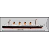 Set de construcción Cobi R.M.S. Titanic, 848 piezas, modelo de barco coleccionable