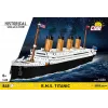 Set de construcción Cobi R.M.S. Titanic, 848 piezas, modelo de barco coleccionable