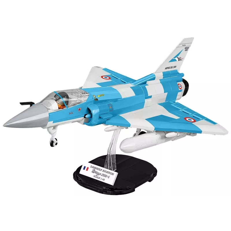 Set de construcción Cobi Mirage 2000-5F, serie Armed Forces, 495 piezas, escala 1:48